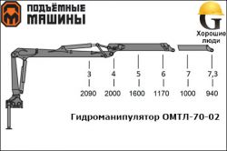 Манипулятор ОМТЛ-70-02 для леса и металлолома